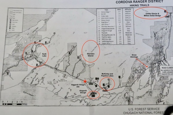 Cordova ranger district map.